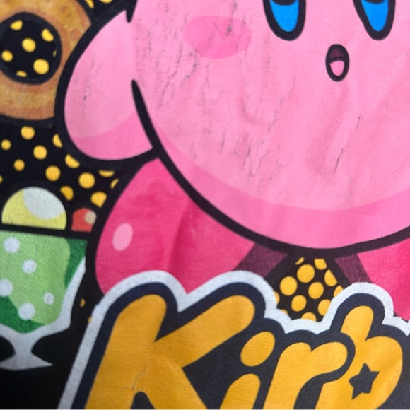 Nintendo Kirby T-Shirt Black Size Small - Picture 3 of 16